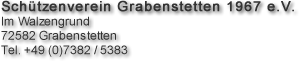 Anschrift Schützenverein Grabenstetten